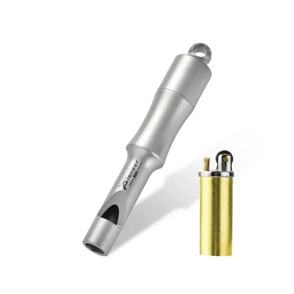 Titanium Whistle Storage Bin Waterproof Capsule Pill Box