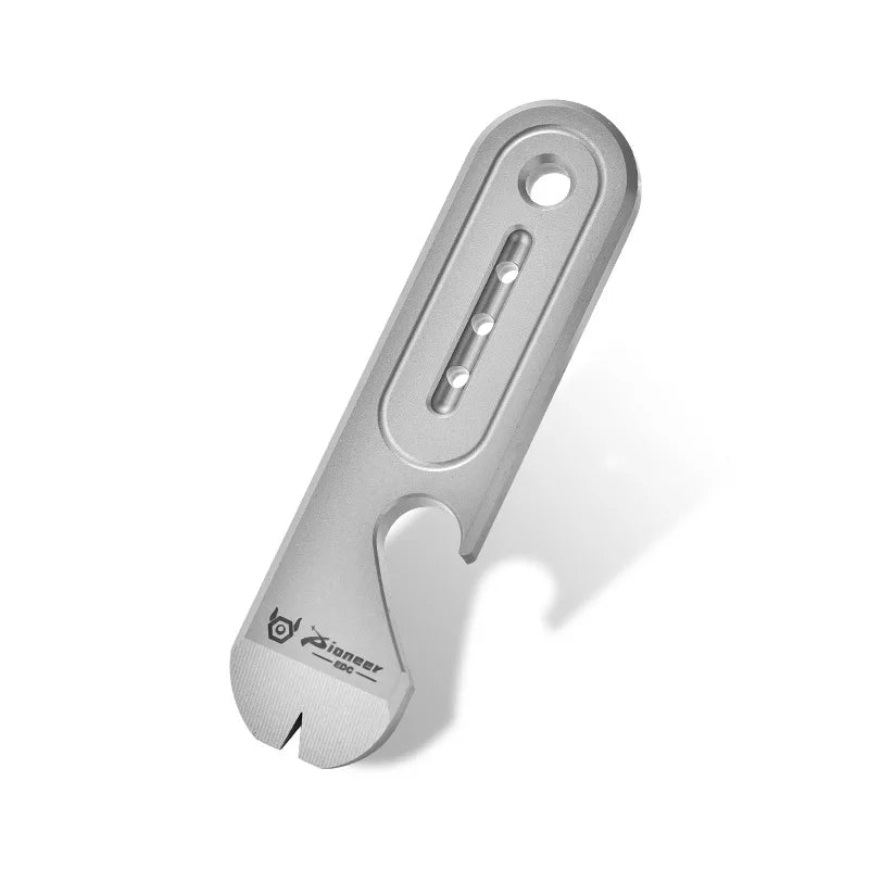 Portable Titanium Alloy Crowbar Key Pendant EDC