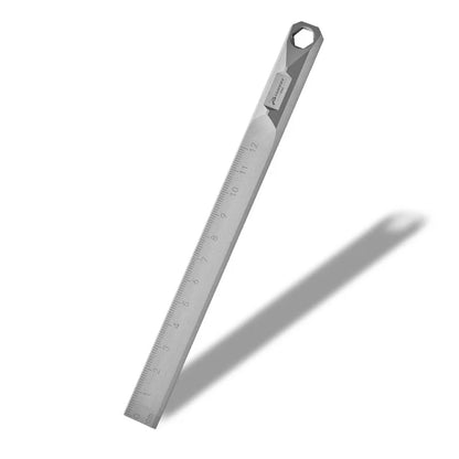 Straight Ruler Titanium Alloy Waist Hanging Crowbar EDC