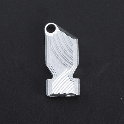 Aluminum Outdoor Alloy Dual Whistle  High Audio Wilderness for Help