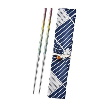 Pure Titanium Chopsticks Do Household Non-slip Not Mold Camping Equipment