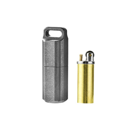 Titanium Sealed Waterproof Capsule Lighter