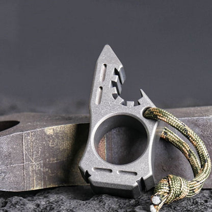 Bottle Opener Shark Outdoor EDC Backpack Keychain Tool