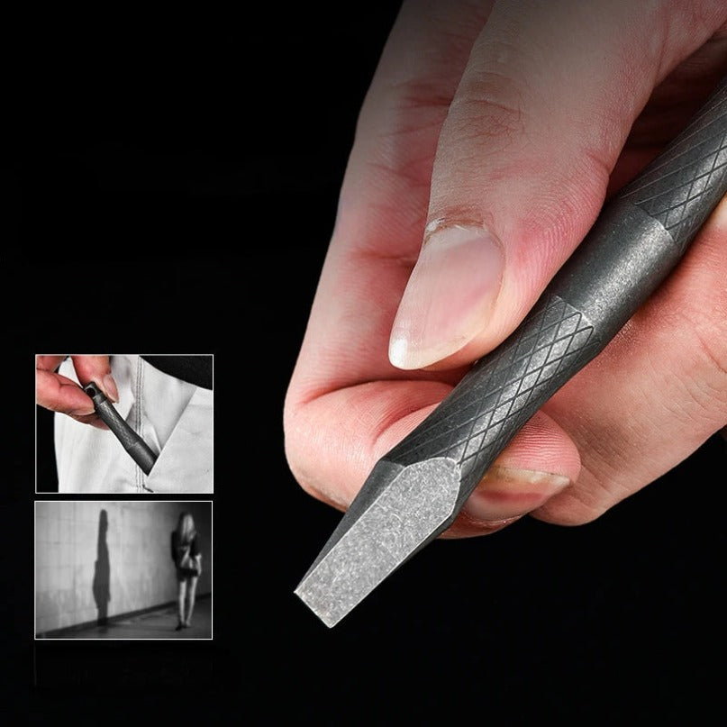 Multi-functional Outdoor Titanium Alloy Crowbar Tool Pry Bar Tool