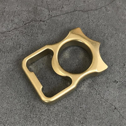 Stonewashed Brass GOODEDC Bottle Opening EDC Keychain Tool