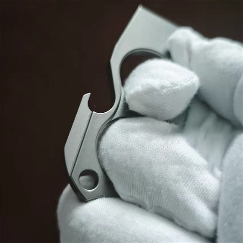 Mini Multifunctional Titanium Crowbar Bottle Opener EDC Tool