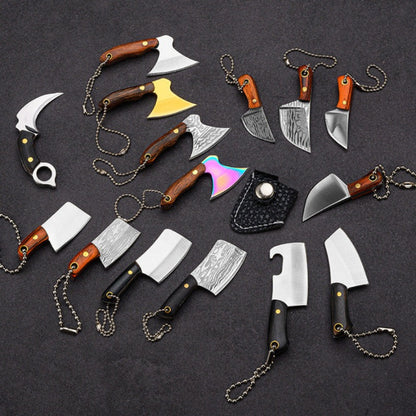Mini Axe Knife Keychain Creative Pendant