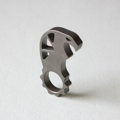 Titanium Monster Titanium Bottle Opener Multifunctional Keychain EDC Backpack Tool