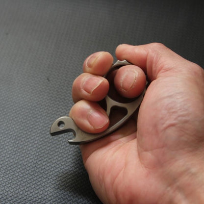 Titanium Snail Titanium Alloy Multifunctional Bottle Opener Keychain Backpack EDC Tool