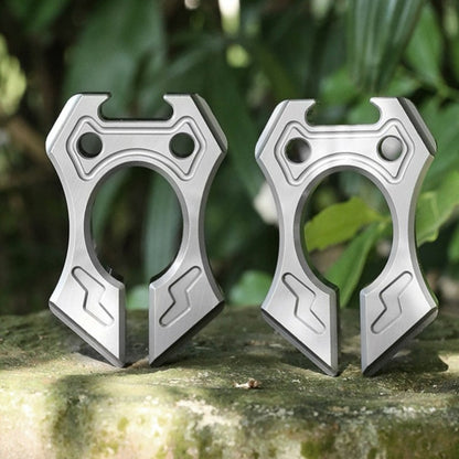 Titanium Lightning Shape Bottle Opener EDC Tool