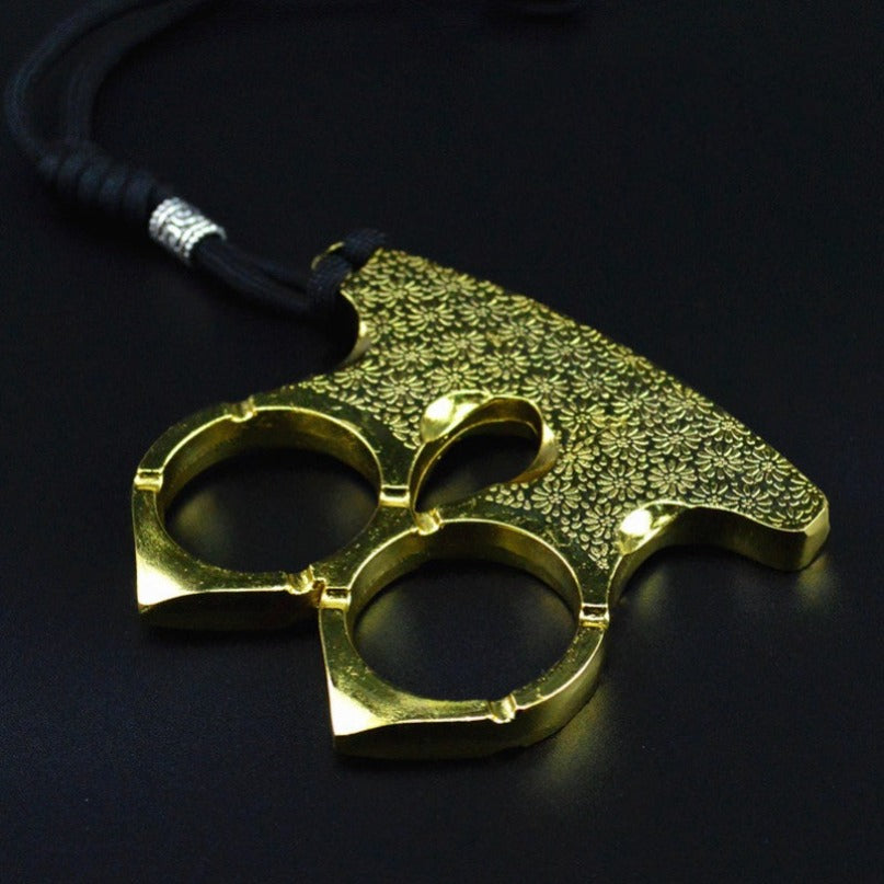 Zinc Alloy Two-Finger EDC Ring | Self-Defense Keychain & Bottle Opener
