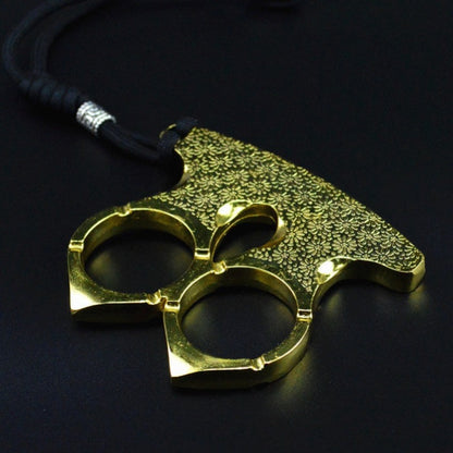 Zinc Alloy Two-Finger EDC Ring | Self-Defense Keychain & Bottle Opener