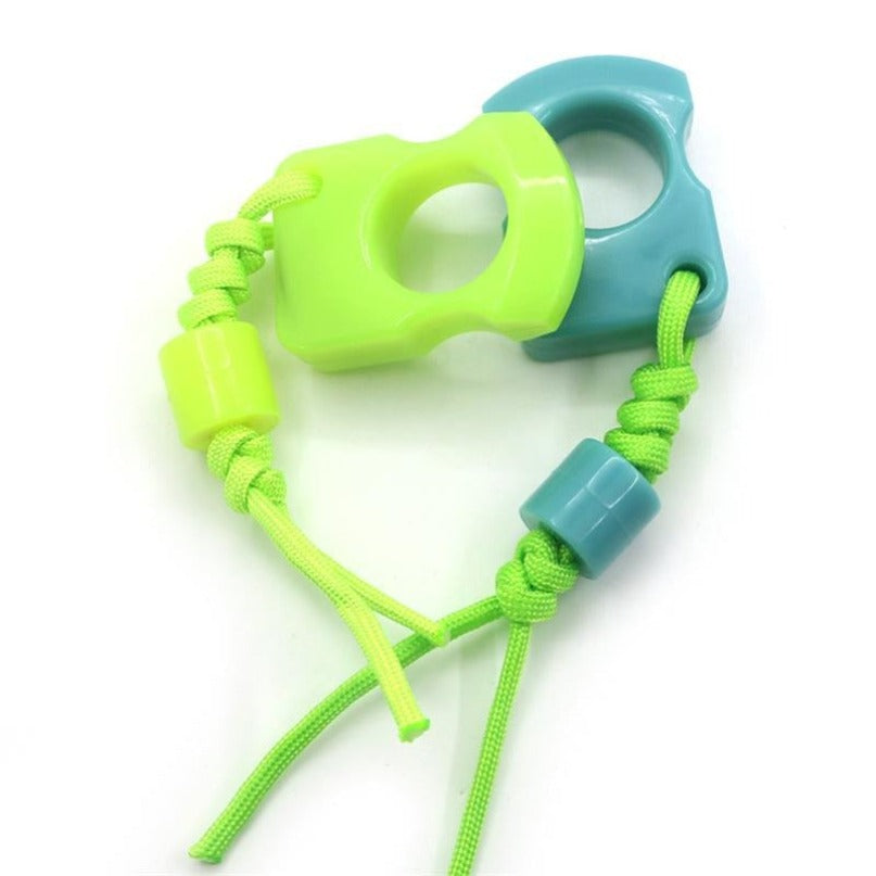 Non-Metallic Fluorescent Single Hole PA Plastic Portable EDC Outdoor Tool
