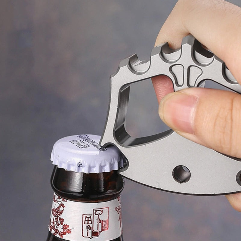Steel Creative Design Two-Hole Bottle Opener Tool