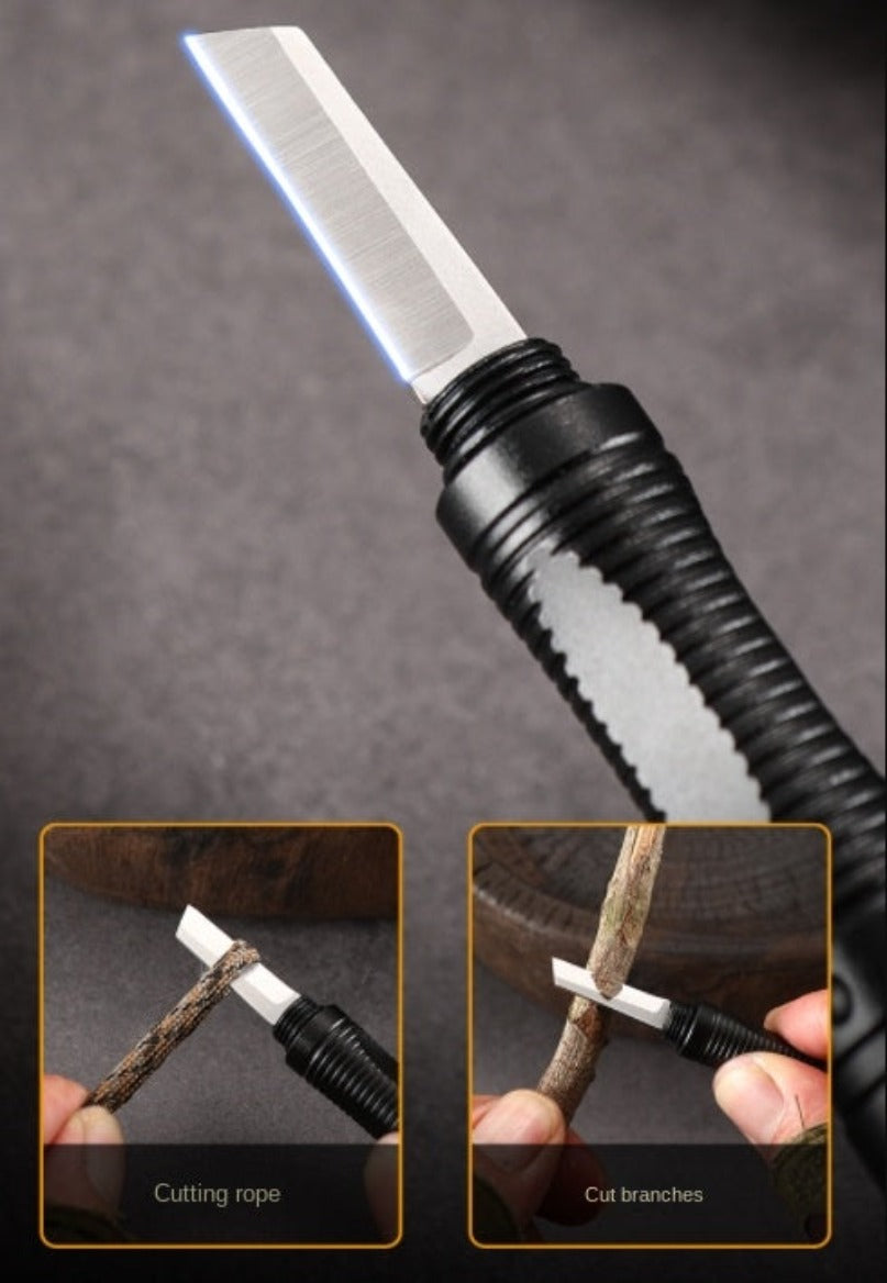 Multifunctional Pen LED Lighting Mini Knives Broken Window EDC