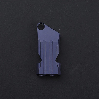 Aluminum Outdoor Alloy Dual Whistle  High Audio Wilderness for Help