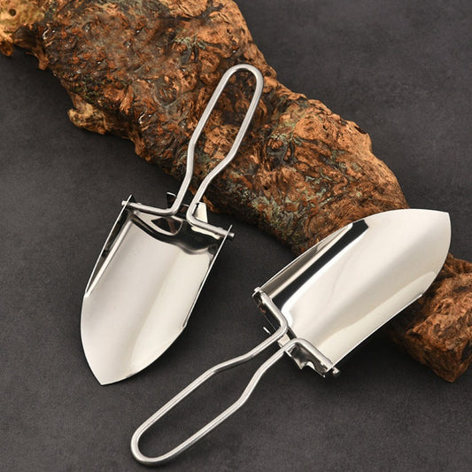 Stainless Steel Folding Mini Trowel for Gardening and Planting