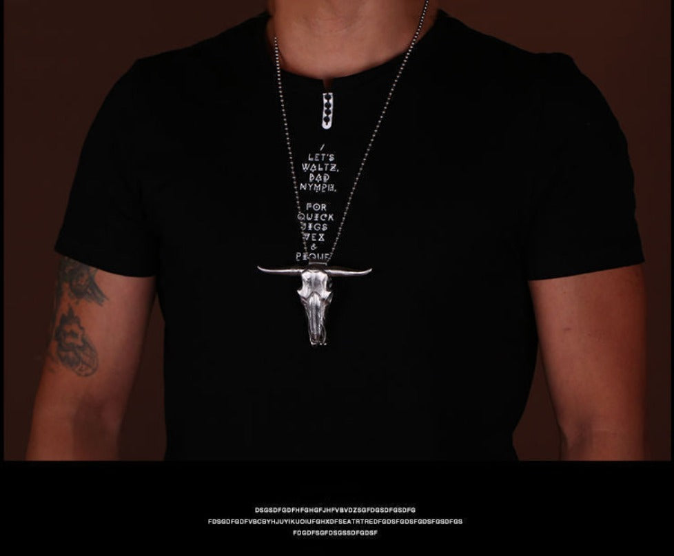 Bull-head Keychain Pendant Mini Knife EDC