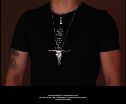 Bull-head Keychain Pendant Mini Knife EDC