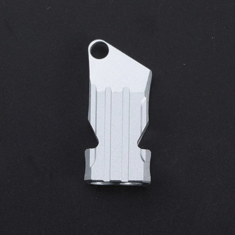 Aluminum Outdoor Alloy Dual Whistle  High Audio Wilderness for Help