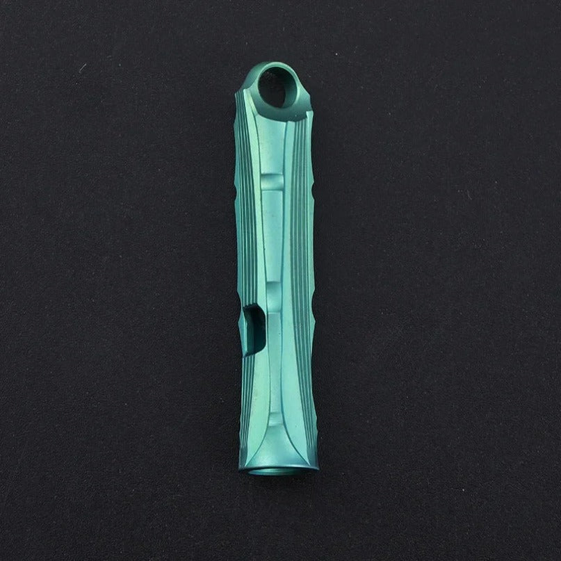 Titanium Alloy High Audio Single Tube Whistle Outdoor Survival