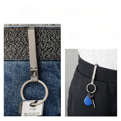 Titanium Belt Keychain Lightweight Sports Key Holder