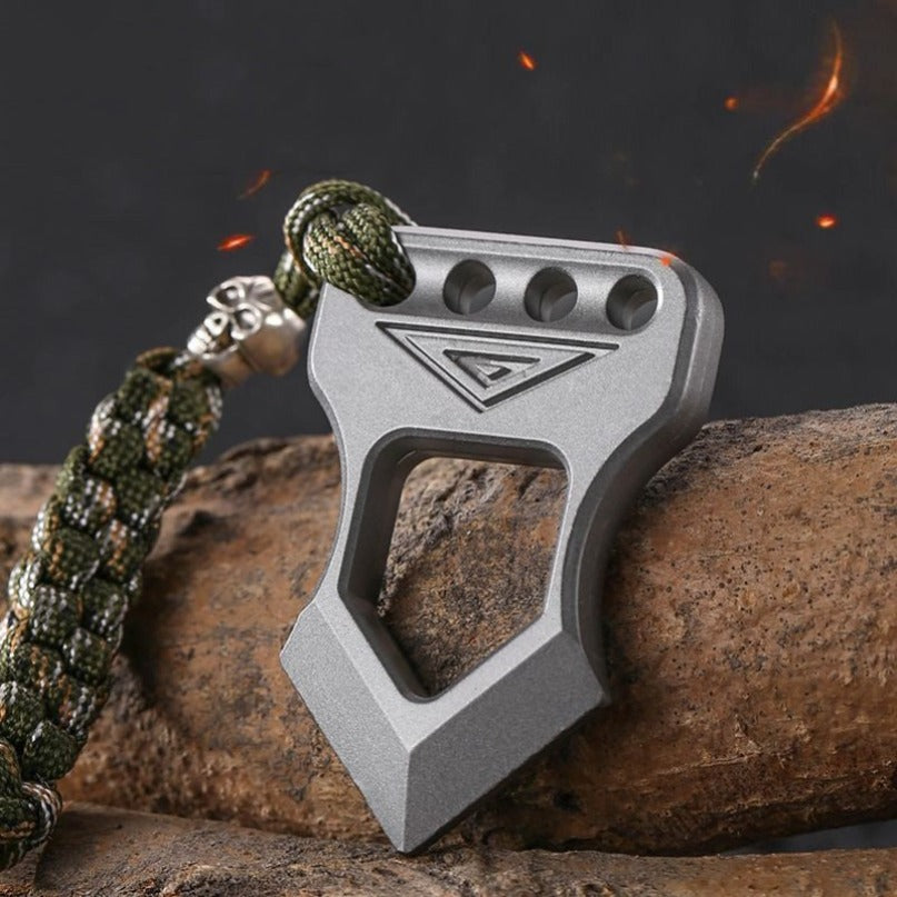 Zinc Alloy Keychain Pendant Mini Light Portable Backpack EDC Tool