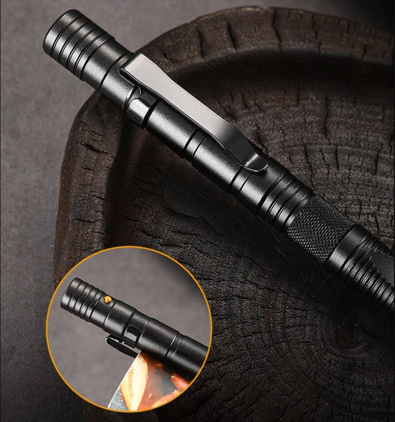Multifunctional Pen LED Lighting Mini Knives Broken Window EDC