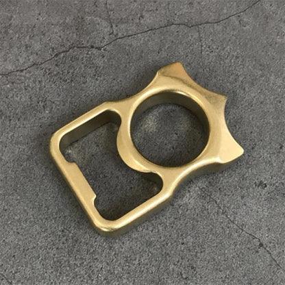 Brass Stonewashed Brass GOODEDC Bottle Opening EDC Keychain Tool