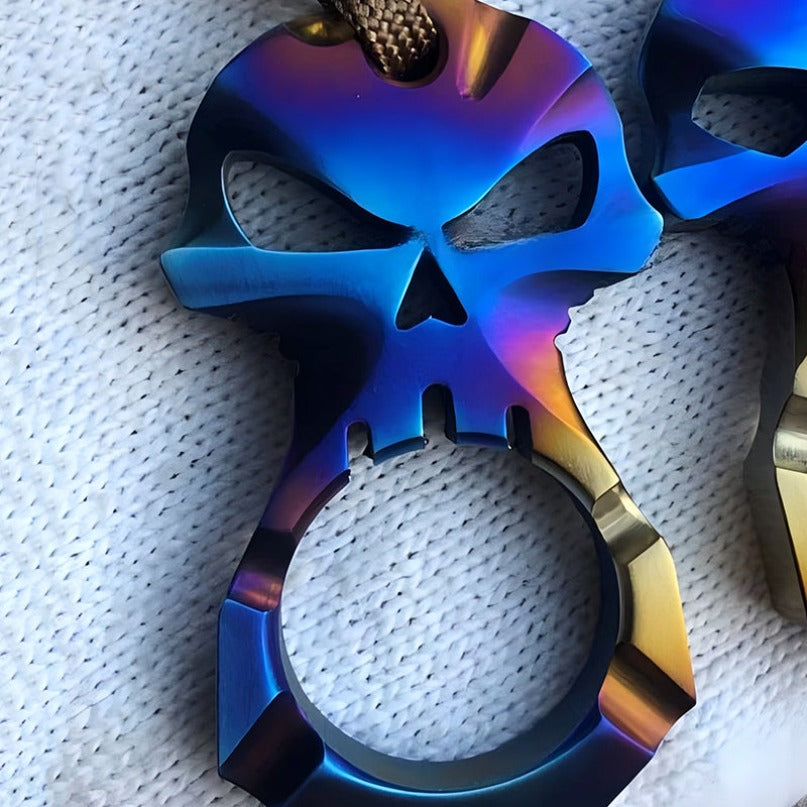 Skull Mini Titanium Safety Gear EDC Pendant