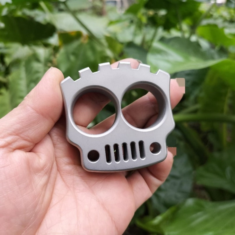 Stainless Steel Pocket Mini Thickened Two Finger Multifunctional EDC Tool