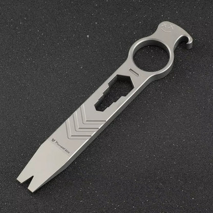 Multifunctional Titanium Alloy Crowbar Opener Wrench Screwdriver EDC