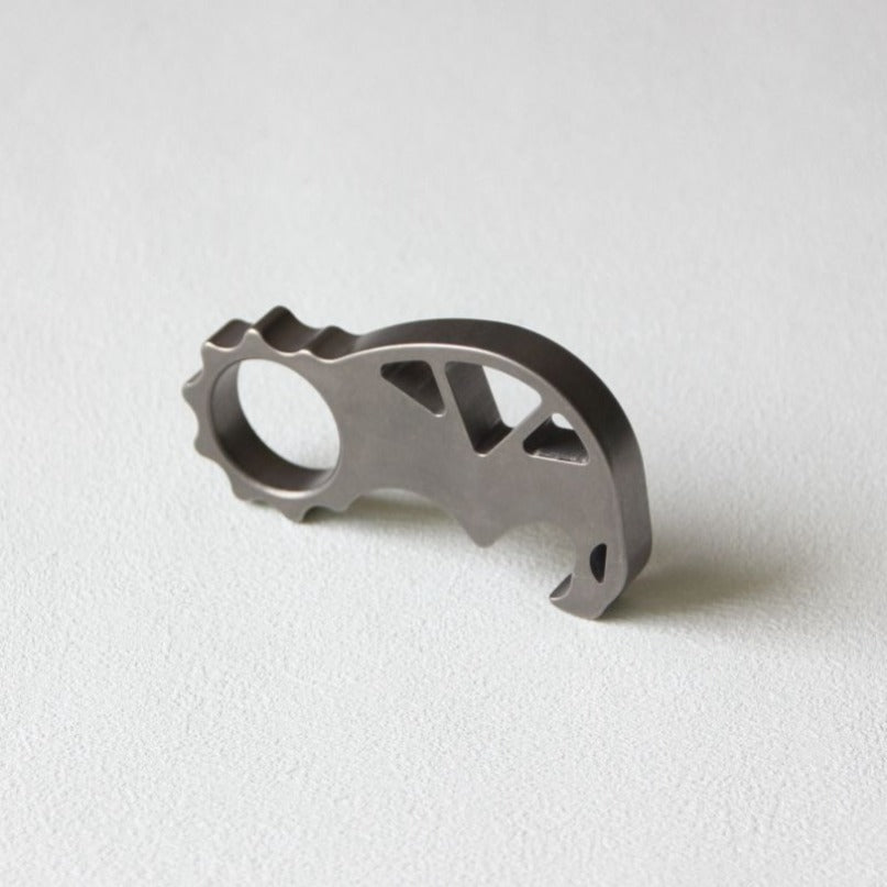 Titanium Monster Titanium Bottle Opener Multifunctional Keychain EDC Backpack Tool