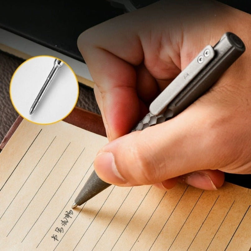 Titanium Antiskid Titanium Design EDC Scribe Pen Outdoor Tool