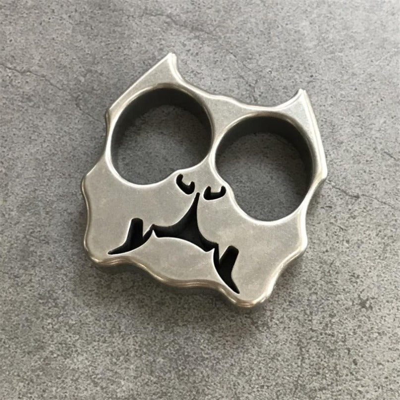 Titanium TC21 Titanium GODEDC Dog Head Two Hole Outdoor Tool