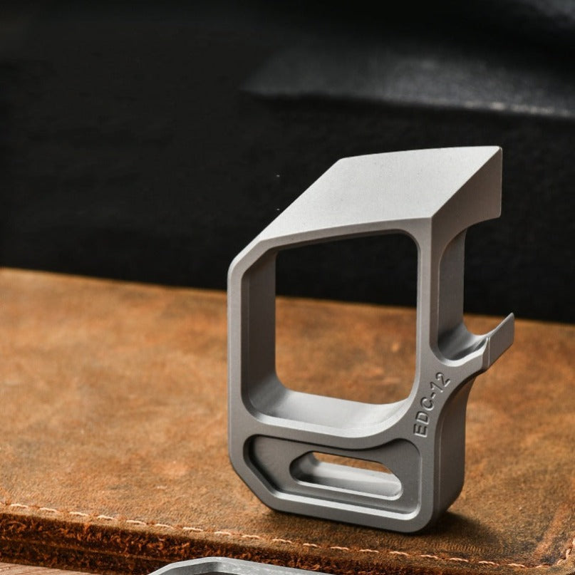 Titanium Multifunctional Pendant Bottle Opener Outdoor Tool