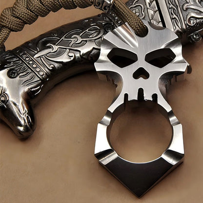 Skull Mini Titanium Safety Gear EDC Pendant