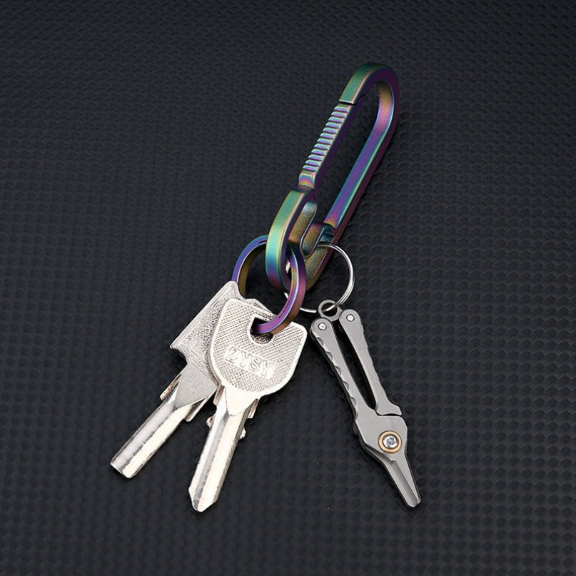 Mini Titanium Scissors Keychain Pendant Fishing Scissors Shave