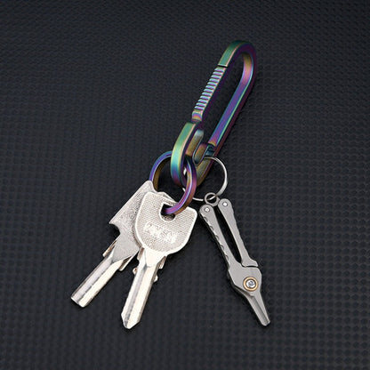 Mini Titanium Scissors Keychain Pendant Fishing Scissors Shave