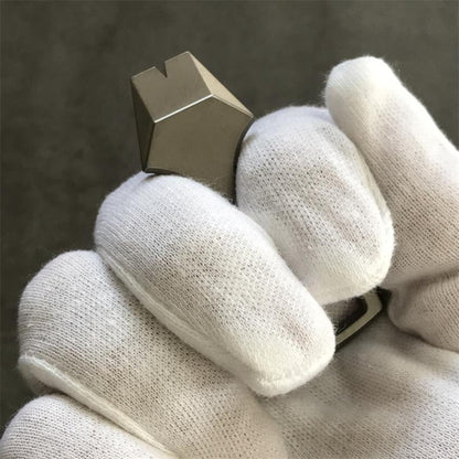 Titanium Mini Crowbar Keychain Steel Pry & Bottle Opener