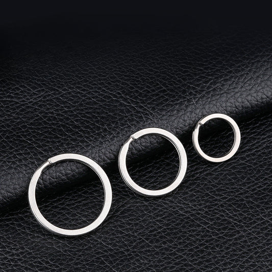 Mini Titanium Key Ring Holder Durable Circle Keychain