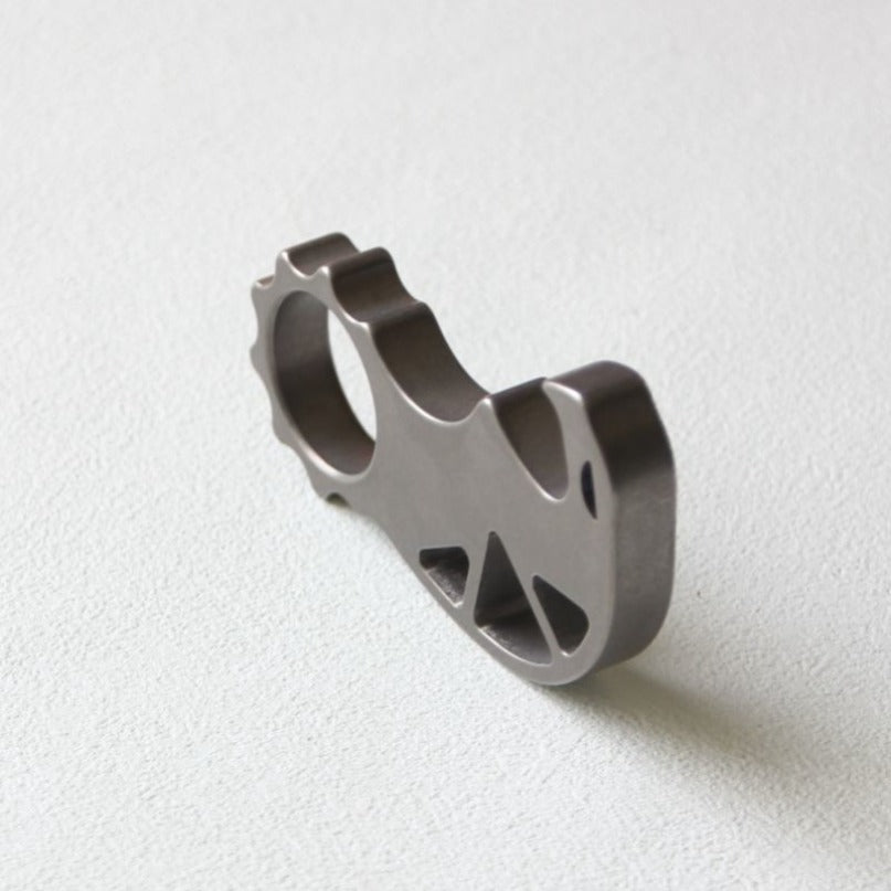 Titanium Monster Titanium Bottle Opener Multifunctional Keychain EDC Backpack Tool