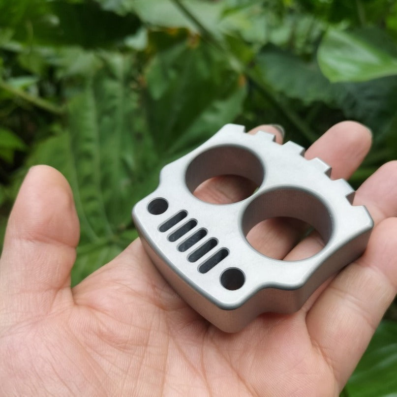 Stainless Steel Pocket Mini Thickened Two Finger Multifunctional EDC Tool