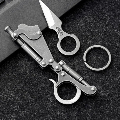 Mechanical Keychain Mini Knife EDC