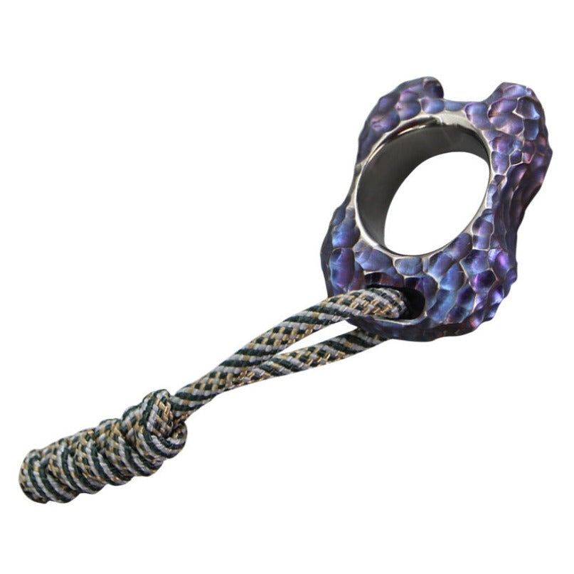 Colorful Meteorite TC4 Titanium Safety Gear Broken Window Open Bottle EDC