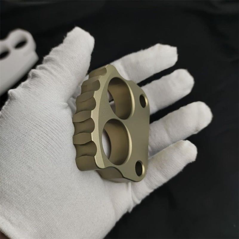 Skull Thickened Two Hole Aluminum Mini Portable EDC Tool