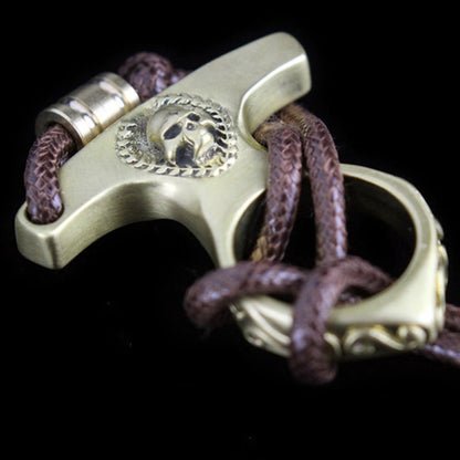 Brass Skull Vintage Brass EDC Portable Tool