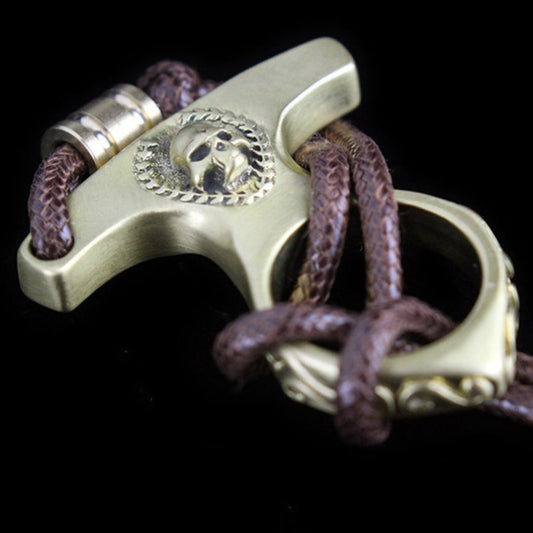 Skull Vintage Brass EDC Portable Tool