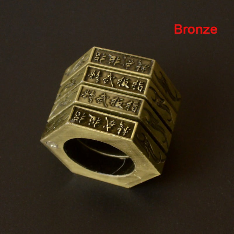 Hexagon Ring Folding Magic Outdoor EDC Tools