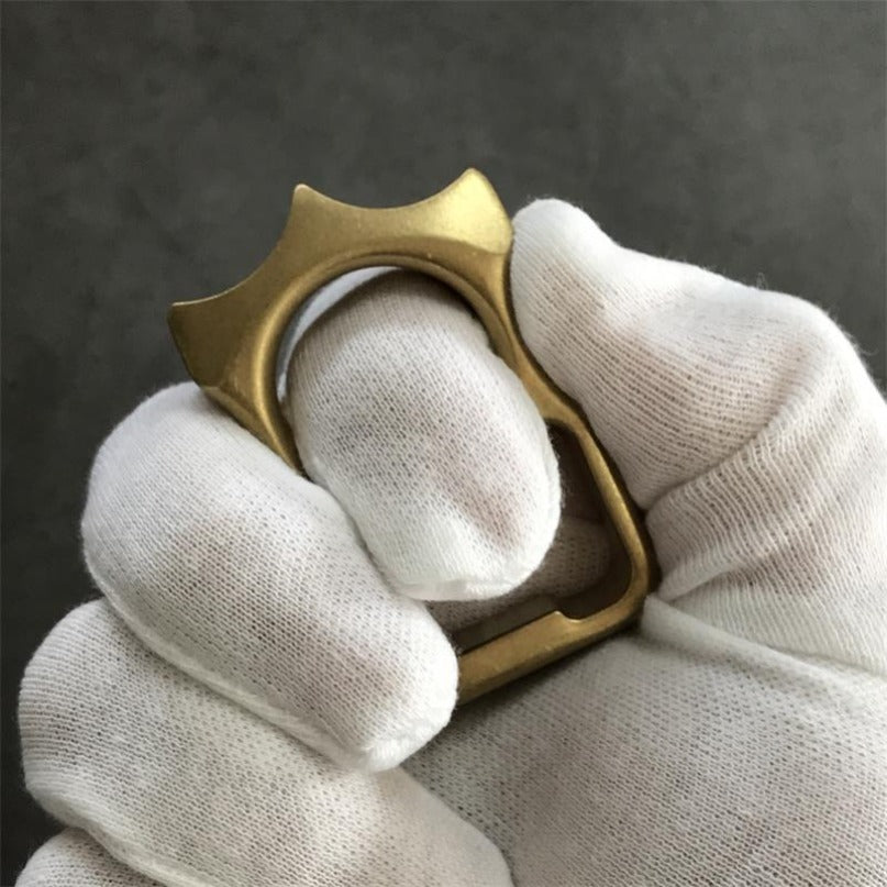 Brass Stonewashed Brass GOODEDC Bottle Opening EDC Keychain Tool